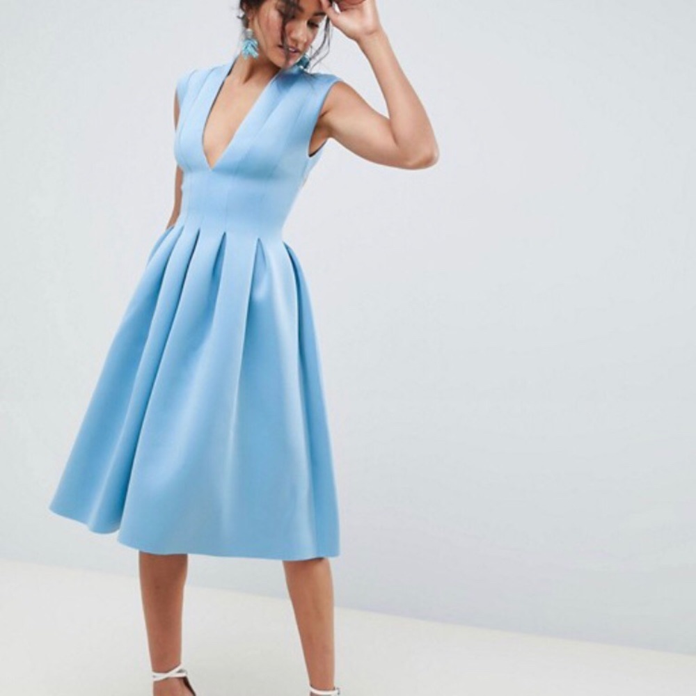 ASOS blue dress
